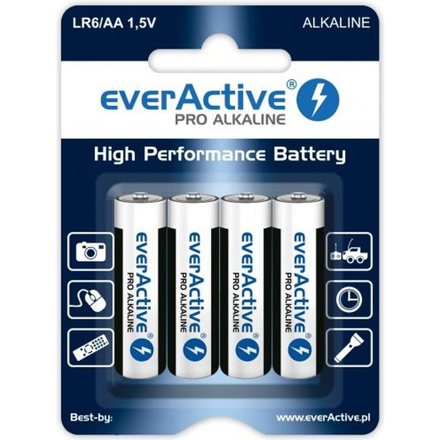 Baterie EverActive Pro AA / R6 2900mAh 4 buc.