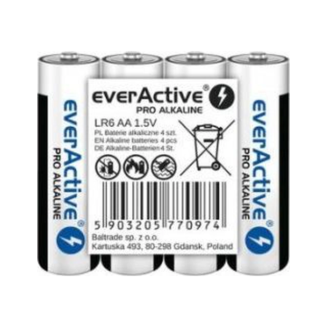 Baterie EverActive Pro AA / R6 2900mAh 4 ks.