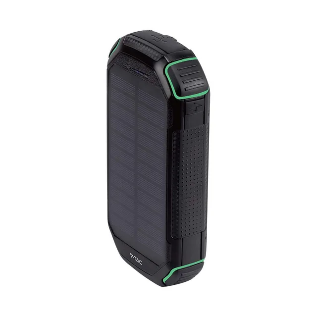 Baterie externa, Wireless Charging, Panou Solar, 30000mAh, V-Tac