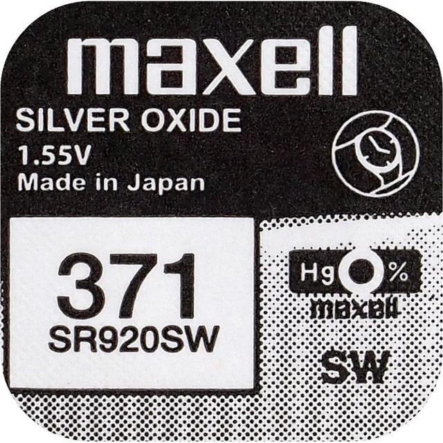Baterie Maxell 371 1 ks.