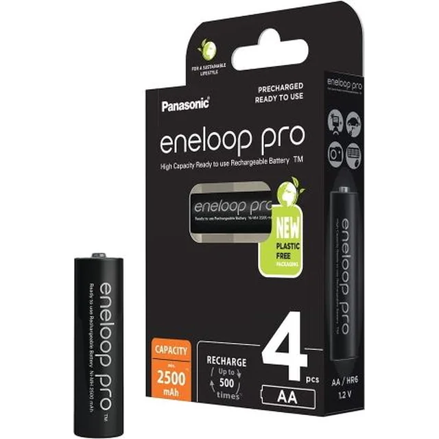 Baterie Panasonic Eneloop Pro AA / R6 2500mAh 4 ks.