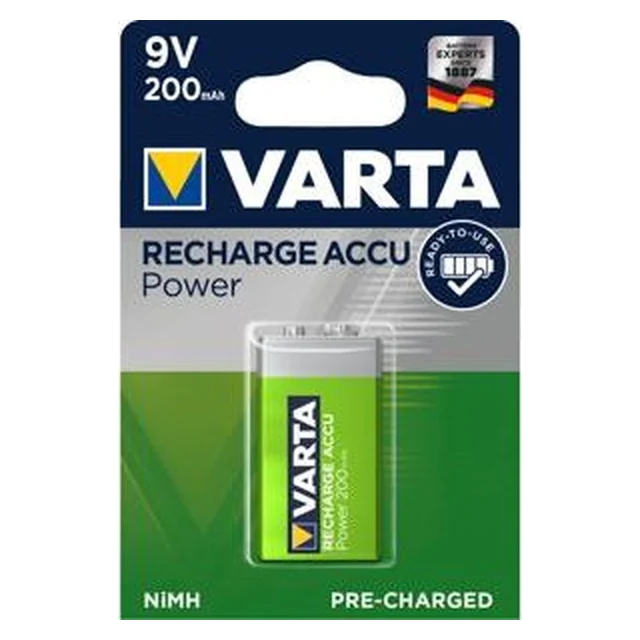 Baterie reîncărcabilă Varta 9V Bloc 200mAh 10 buc.