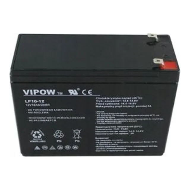 Baterie VIPow 12V/10Ah (BAT0215)