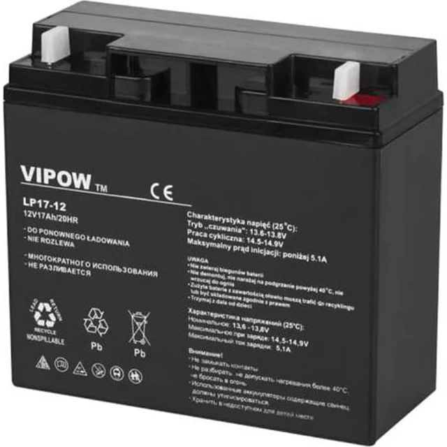 Baterie VIPow 12V/17Ah (BAT0212)