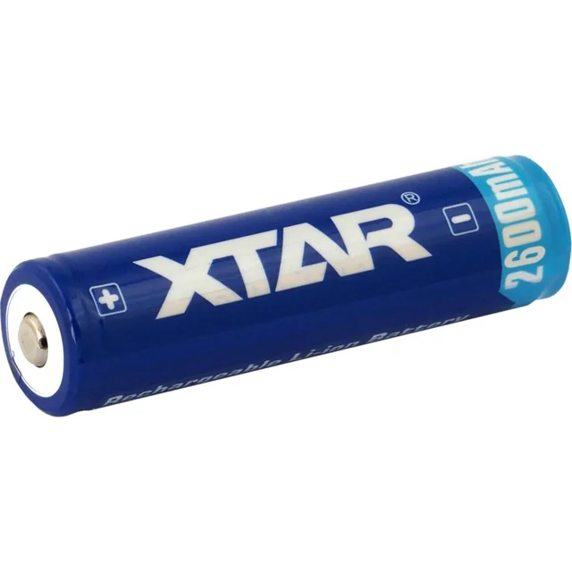 Baterie Xtar 18650 2600mAh 1 ks.