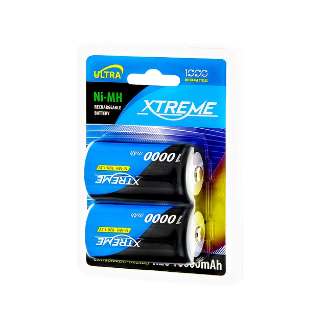 Baterija R20 Ni-MH 10000mAh XTREME 2 komada