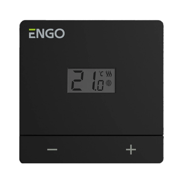 Baterijos temperatūros reguliatorius, ENGO EASYBATB, kasdieninis, montuojamas ant paviršiaus, juodas