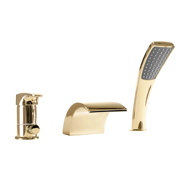 Bath mixer Rea Riven gold