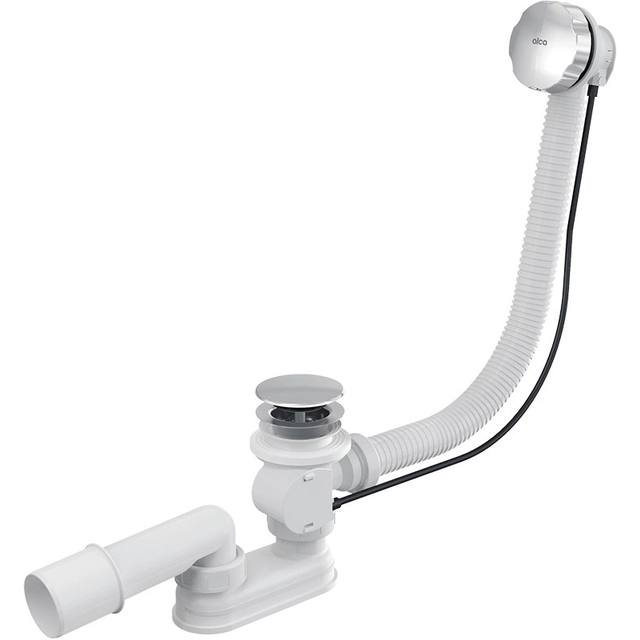 Bath siphon, automatic stopper, metal