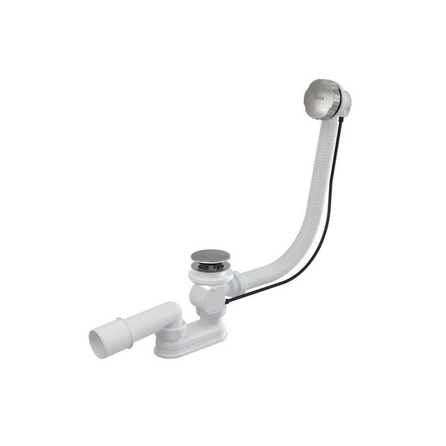 Bath siphon Ravak, 570 mm, chrome, controlled by cable