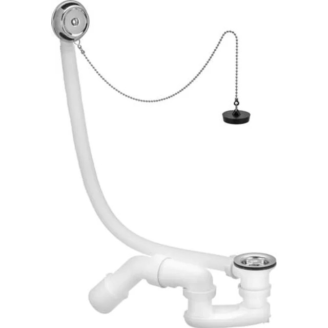 Bath siphon Viega, 540 mm, with chain