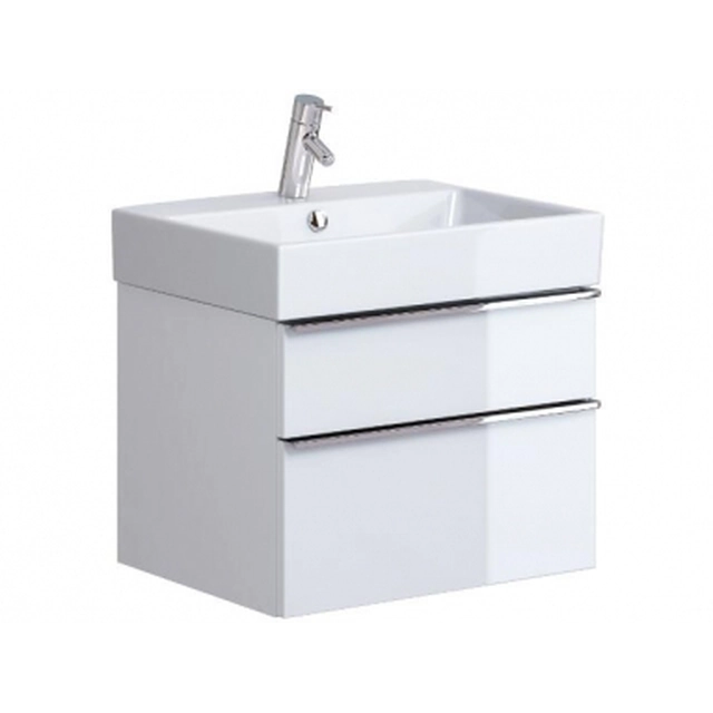 Bathroom cabinet Opoczno, Metropolitan, for sink, 60 cm, white