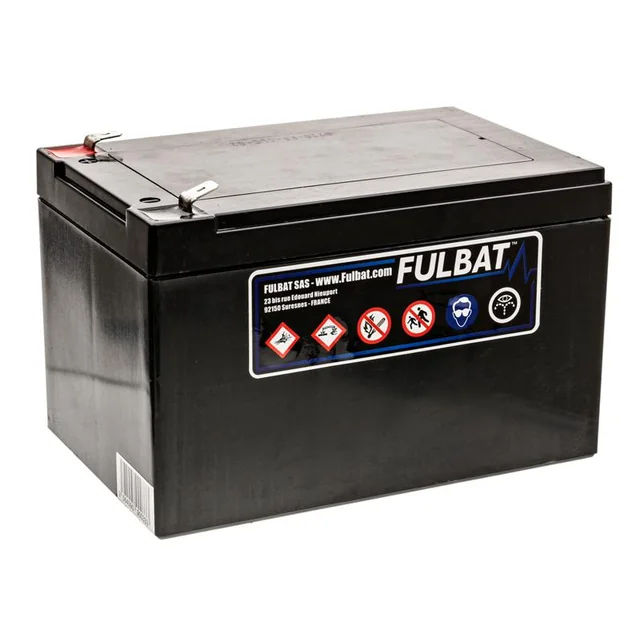 Batteri 12Ah FULBAT FP12-12 AGM /151x98x101/ underhållsfritt 590033