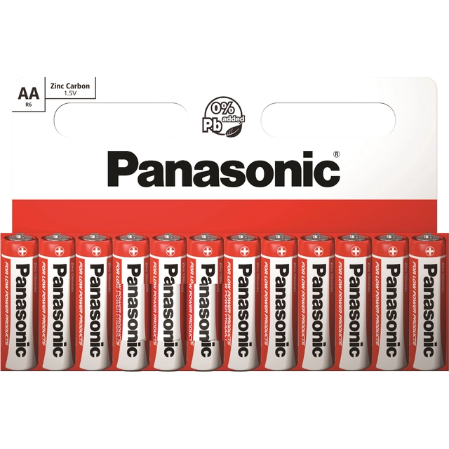 Batteria AA Panasonic / R6 12 pz.