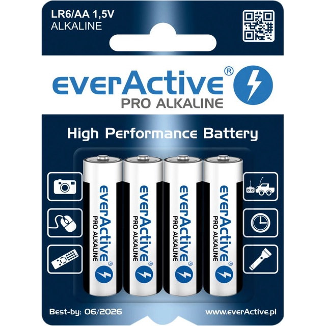 Batteria AAA EverActive Pro / R03 4 pz.