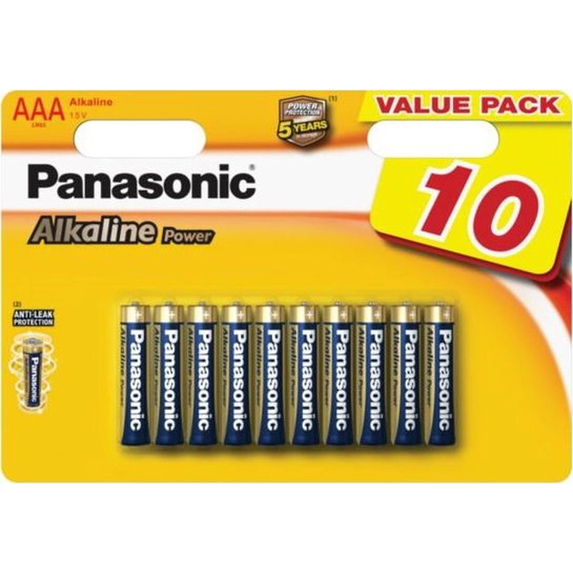 Batteria AAA Panasonic Power / R03 10 pz.