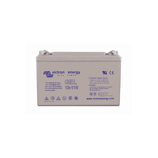 Batteria al gel Victron Energy Deep Cycle BAT412101104, 12V/110Ah, BAT412101104