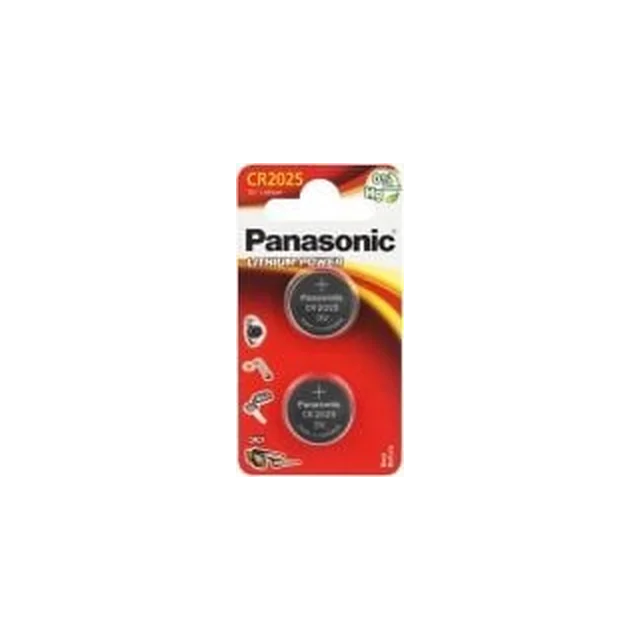 Batteria al litio Panasonic CR2025 165mAh 2 pz.