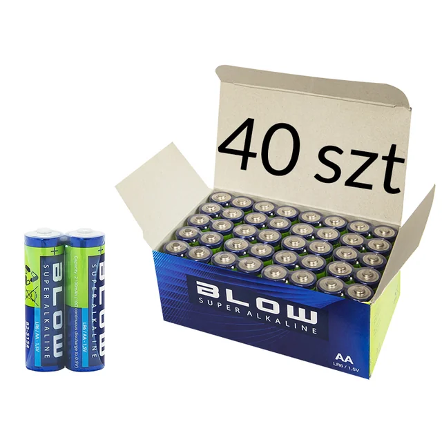 Batteria BLOW SUPER ALKALINE AA LR6 40 Pz