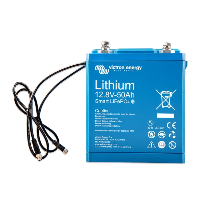 Batteria fotovoltaica Litio LiFePo4 12.8V 50Ah Smart, Victron