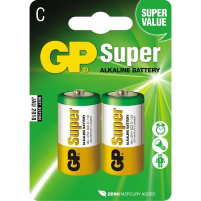 Batteria GP C / R14 2 pz.