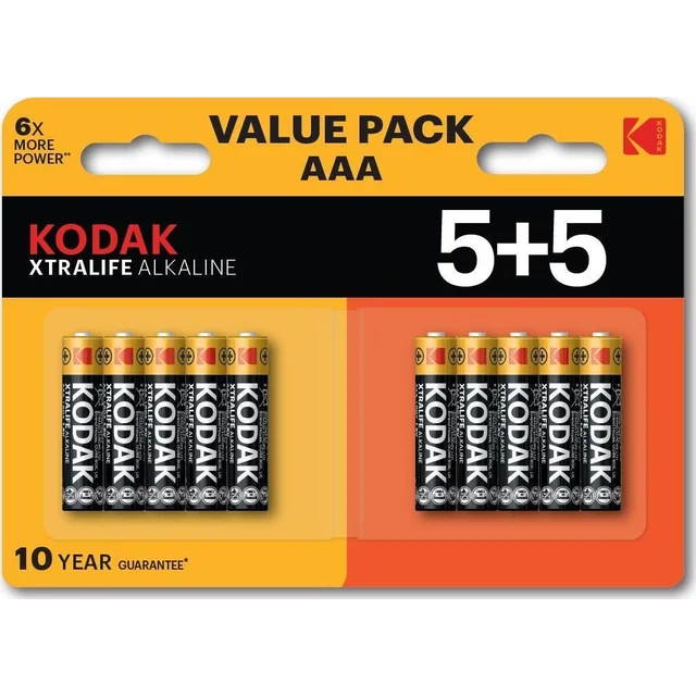 Batteria Kodak Xtralife AAA / R03 10 pz.