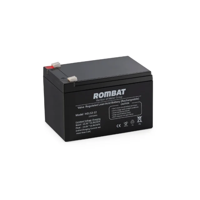 Batteria stazionaria per UPS 12A/12V Rombat - HGL12-12