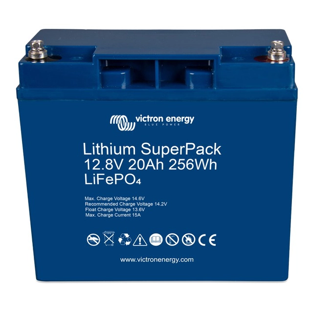 Batteria Victron Energy Lithium SuperPack 12,8V/20Ah LiFePO4.