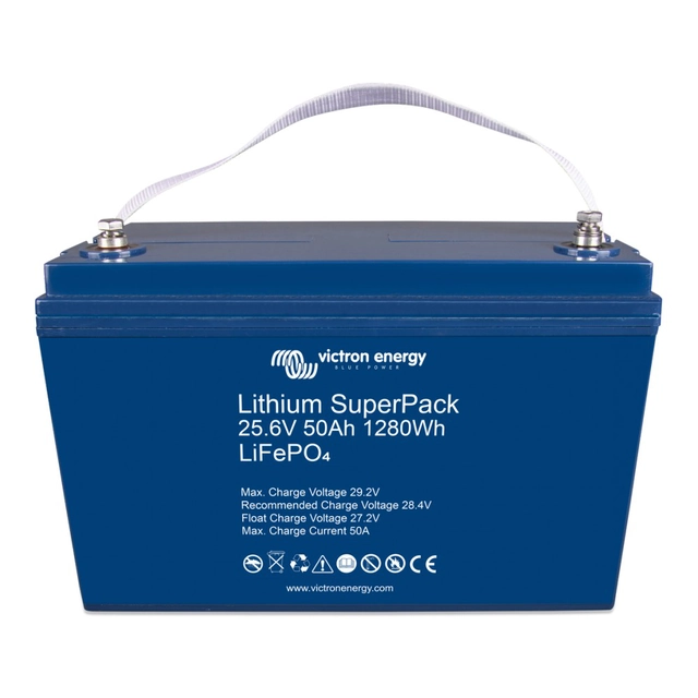 Batteria Victron Energy Lithium SuperPack 25,6V/50Ah LiFePO4.