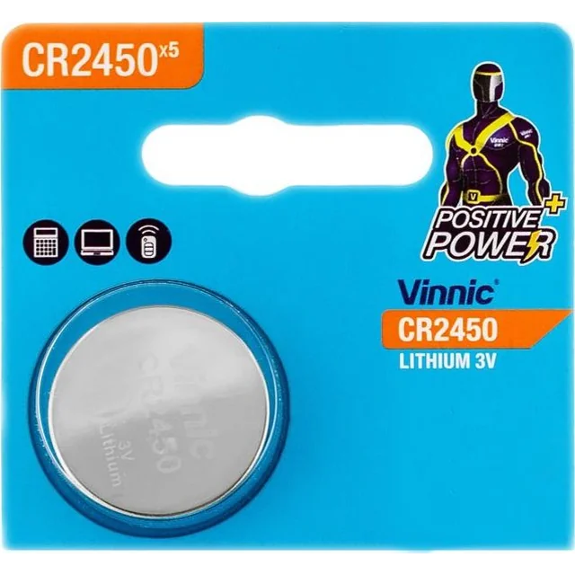 Batteria Vinnic CR2450 1 pz.