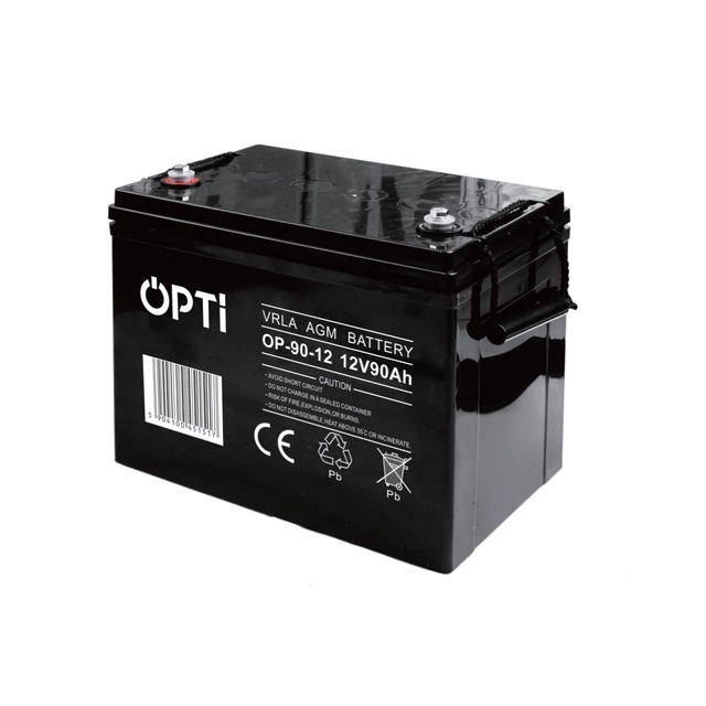 BATTERIA VOLT POLONIA AGM OPTI 12V 90 Ah VRLA SENZA MANUTENZIONE 6AKUV090AG