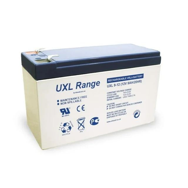 Batteria VRLA Ultracell 12V 9 Ah F2 UXL9-12