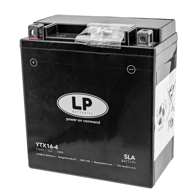 Batterie 14Ah Landport FTX16 SLA /150x87x161/ + gauche sans entretien