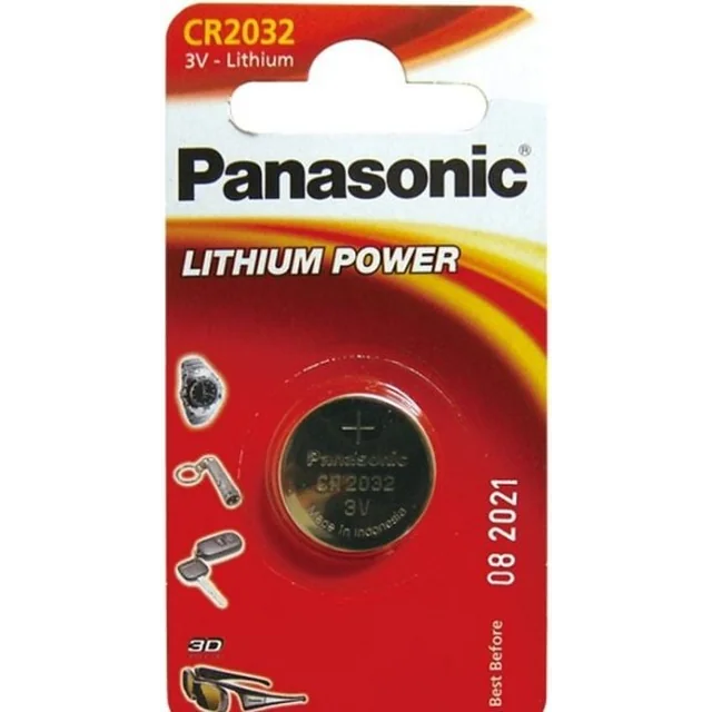 Batterie au lithium Panasonic CR2032 220mAh 1 pcs.