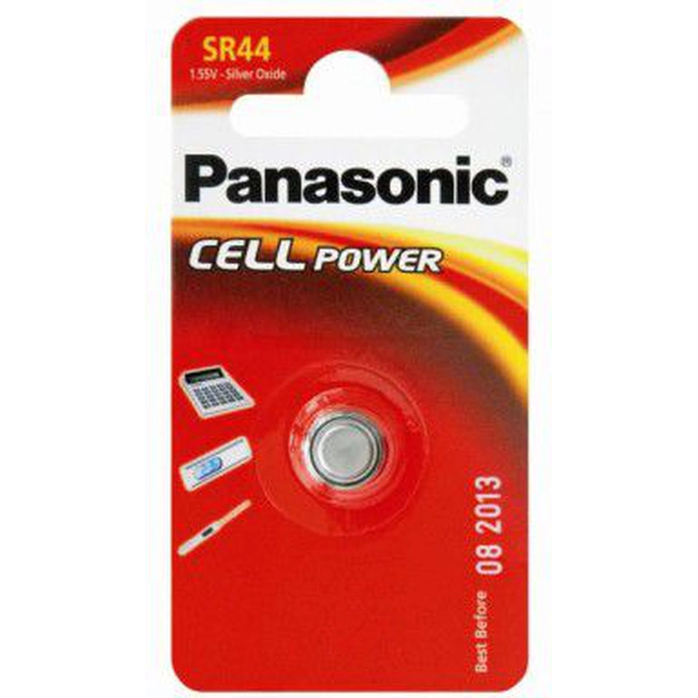 Batterie d'alimentation cellulaire Panasonic SR44 180mAh 1 pcs.