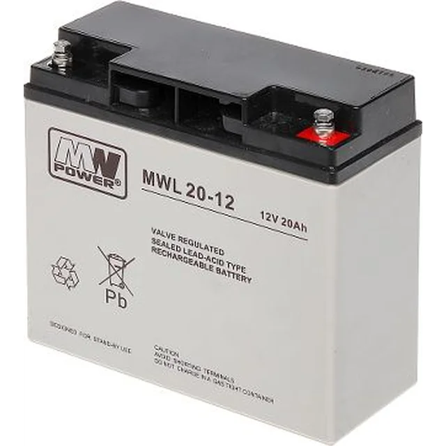 Batterie de puissance MW 12V/20AH-MWL