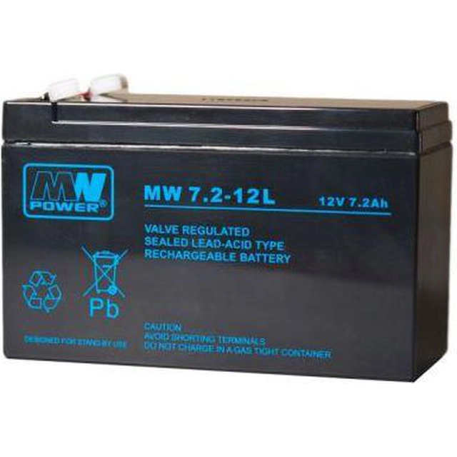 Batterie de puissance MW 12V/7.2Ah (MW 7.2-12L)