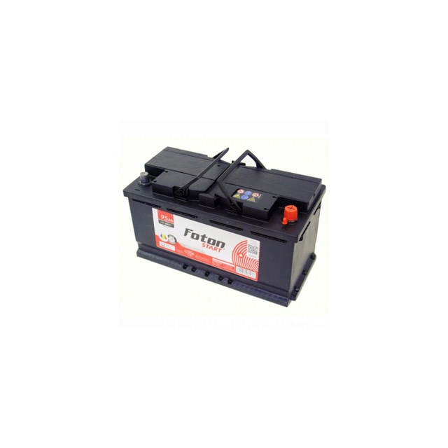 Batterie de voiture 12V 95A taille 353mm x 175mm x h190mm 800A au démarrage de Foton Start