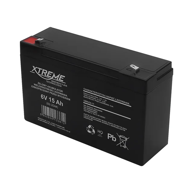 Batterie gel 6V 15Ah XTREME