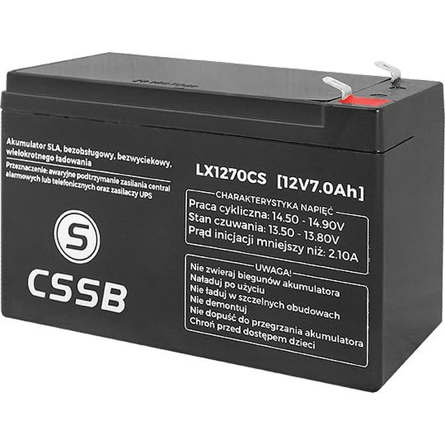 Batterie gel LTC 12V, 7.0Ah