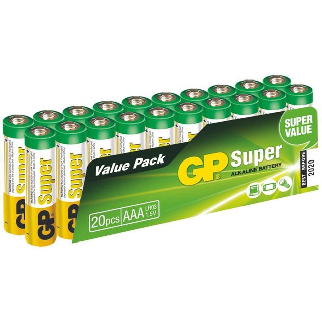 Batterie GP Super AAA / R03 20 pcs.