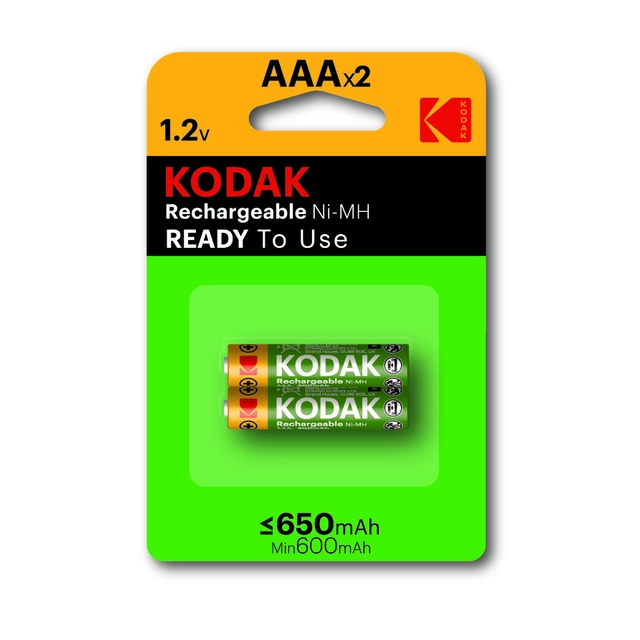 Batterie Kodak K3AHR-2 650 mAh NiMH, pc.=proche (2szt.)