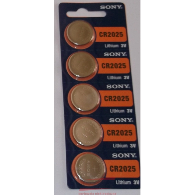 Batterie Sony CR2025 5 pcs.
