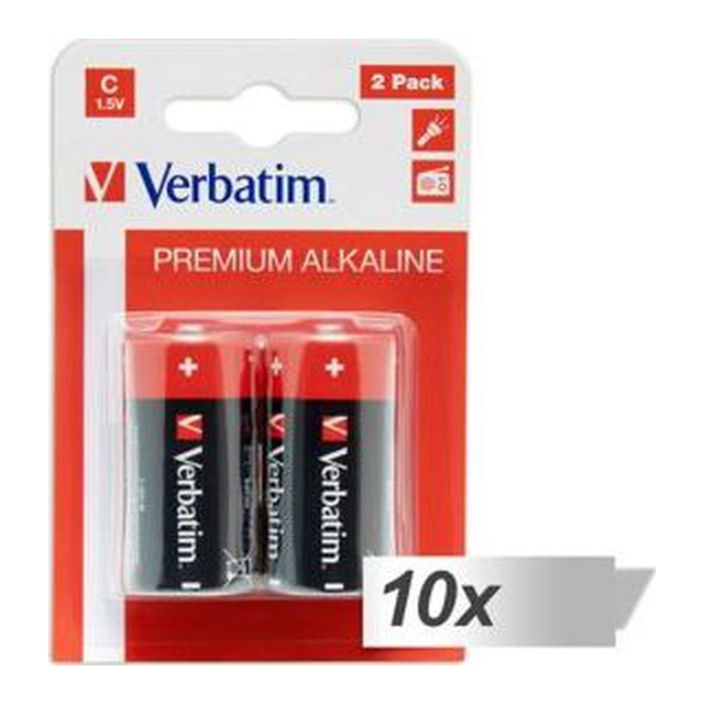 Batterie Verbatim Premium C / R14 10 pcs.