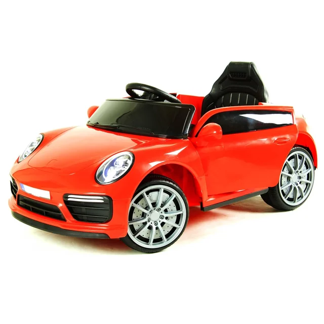 Battery-powered car 2 engines remote control music CAR-S-6-CZERWONY