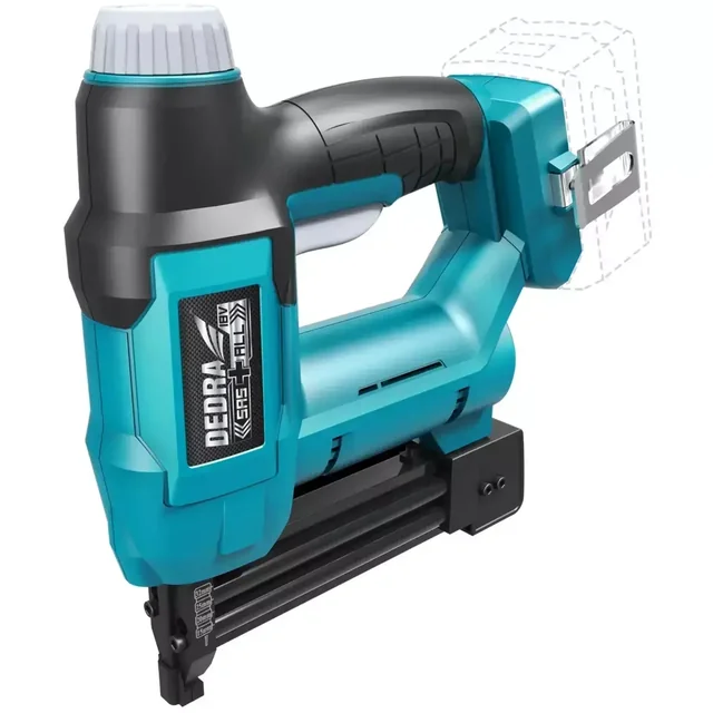 BATTERY POWERED STAPLER NAILER 2W1 18V, DEDRA SAS+ALL DED7055 TYPE 300F, GA18