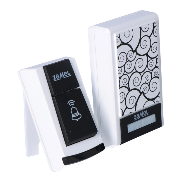 Battery wireless doorbell ST-910 TANGO, range 100m, 36 sounds and a wireless button