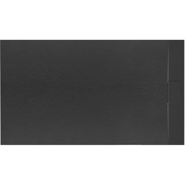 Bazalt Black shower tray 80x120