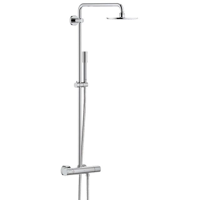 Grohe stationary shower system, Rainshower 210, with thermostatic faucet