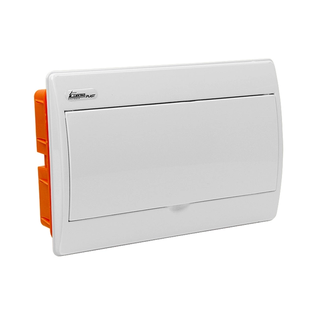 Small distribution board Elektro-plast Opatówek 8.13 Flush mounted (plaster) Door With notch Plastic White